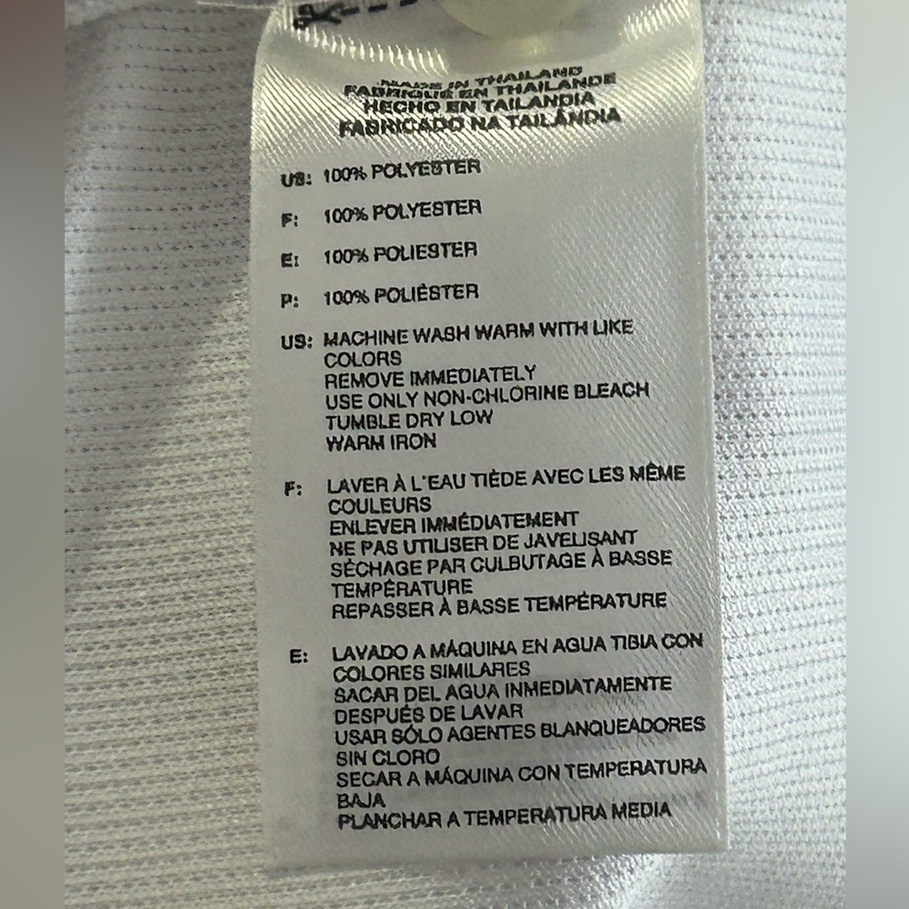 Adidas Dale Jr Racing Short Sleeve Polo Shirt Men’s 2XL White 3 Stripe - Picture 8 of 11